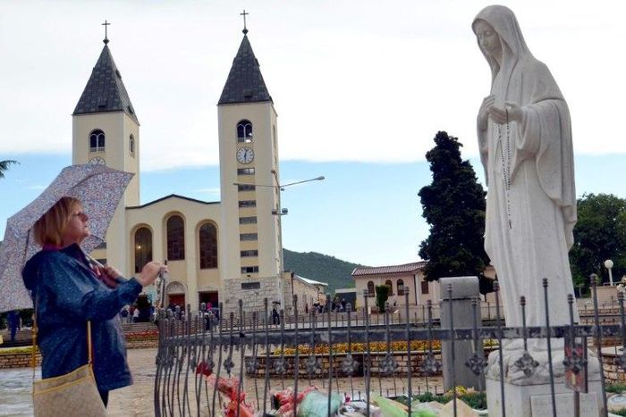 The southern Bosnian town of Medjugorje has become a magnet for Christian pilgrims lured by claims of apparitions by the Virgin Mary