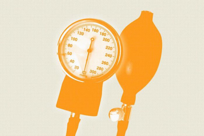 blood pressure may be too high