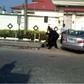 The police officers at work beating an innocent man