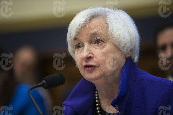 Janet Yellen, the Federal Reserve chair, testifies before a House committee on Capitol Hill in Washington, Sept. 28, 2016. Citing the steady growth of the American economy, the Federal Reserve increased its benchmark interest rate for just the second t...