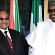 South African President, Jacob Zuma and Nigerian President, Muhammadu Buhari