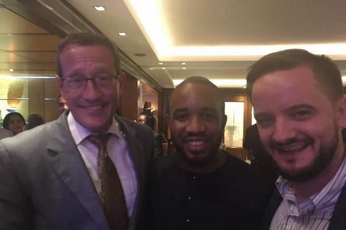 L-R: Richard Quest (Editor, CNNMoney), Zubby Emodi (MD, RDM Nigeria) and Mark Slade (MD/CEO, RDM Africa).