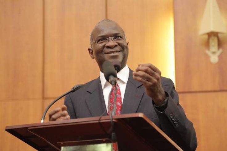 Babatunde Fashola at ministerial screening on Wednesday, October 14, 2015