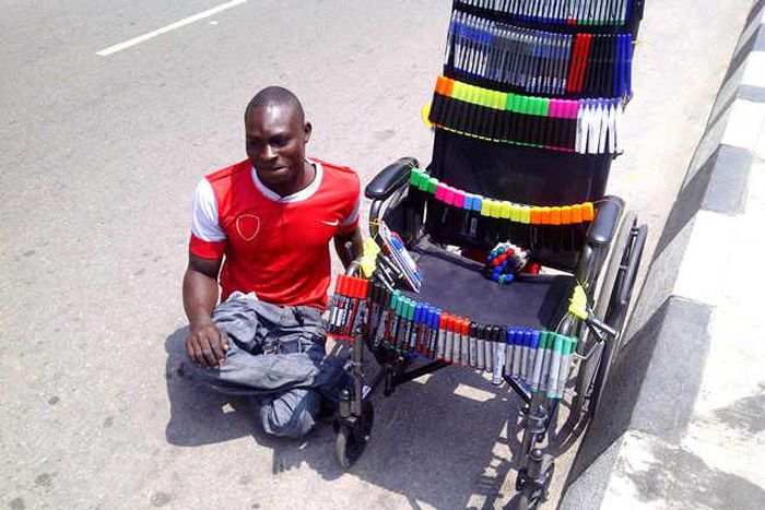 Physically challenged trader