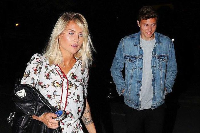 Victor Lindelof and girlfriend Maja Nilsson