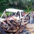 An auto crash scene in Ogun state recently - Photo for illustrative purpose
