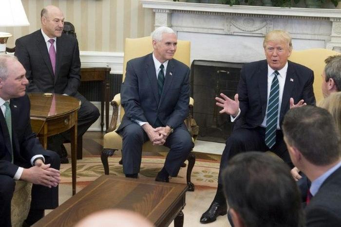 US President Donald Trump says he has convinced skittish lawmakers to back a Republican healthcare reform plan