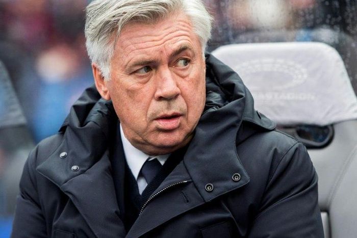 Bayern Munich's Carlo Ancelotti looks on prior to the Bundesliga match against Hertha Berlin in eastern Germany, on February 18, 2017