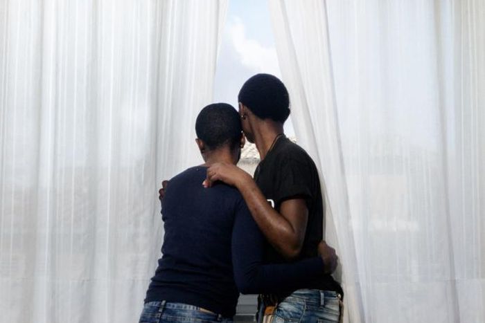 Two Nigerians, Blessing and a companion in Italy who were smuggled into the country