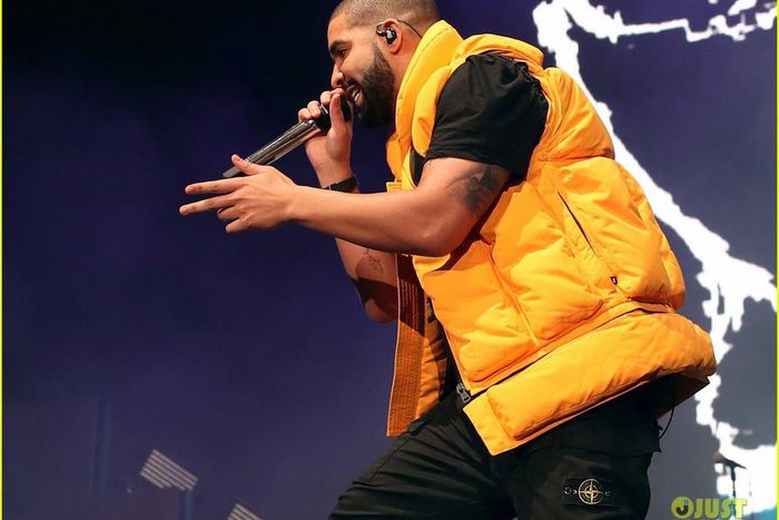 Drake on the Coachella stage