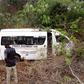 The crashed bus