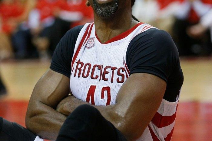 Nene of the Houston Rockets was issued a technical foul and ejected for grabbing San Antonio Spurs center Dewayne Dedmon by the neck