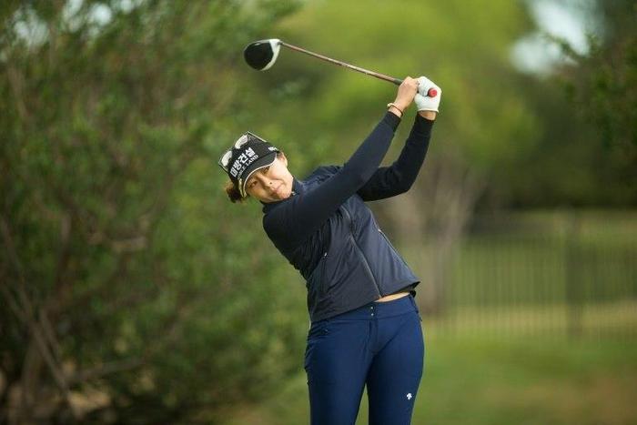Mi Jung Hur is in the lead at the Texas Shootout, an annual LPGA Tour event at the Las Colinas Country Club