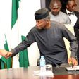 Minister of Budget and National Planning, Udo Udoma and Acting President Osinbajo