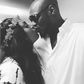 Annie Idibia and 2Face Idibia share a kiss.