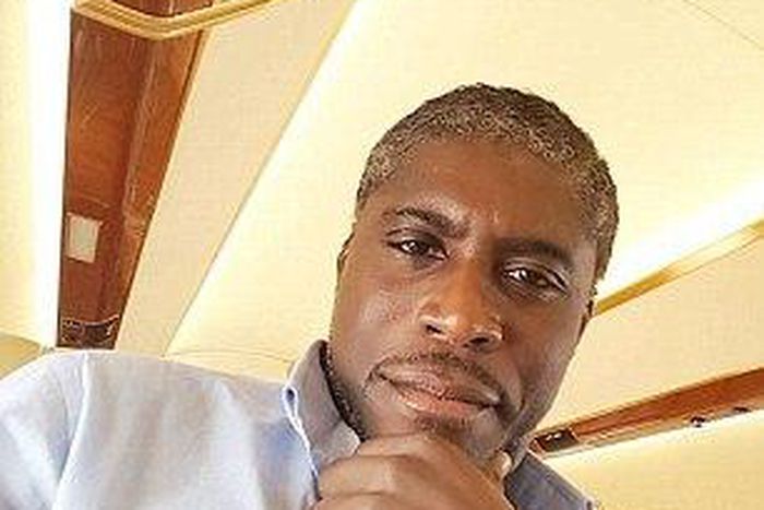 Teddy Nguema showing off his Patek Phillipe