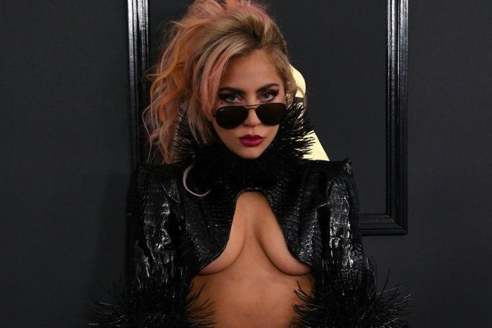 Lady Gaga arrives for the 59th Grammy Awards on February 12, 2017, in Los Angeles, California