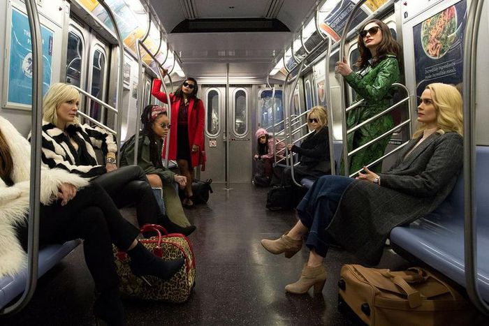 Sandra Bullock, Rihanna, Mindy Kaling, Cate Blanchett, Anne Hathaway, Helena Bonham Carter, Sarah Paulson, Awkwafina star on Ocean's Eight