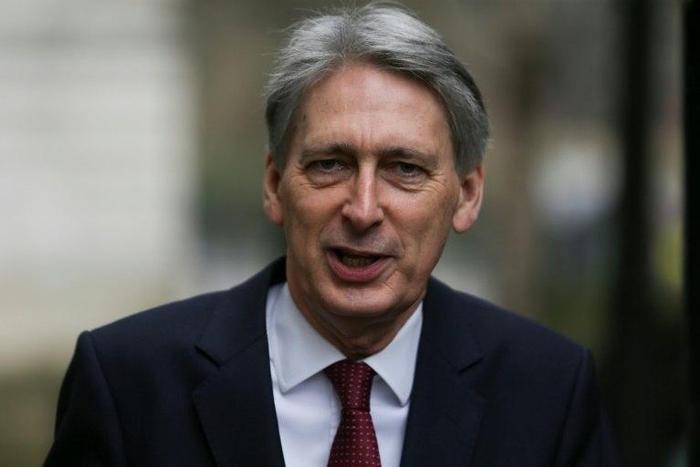 Britain's Chancellor of the Exchequer Philip Hammond arrives for the weekly meeting of the cabinet at 10 Downing Street in central London on February 7, 2017