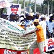 Protesters demand acting EFCC chairman, Ibrahim Magu's sack