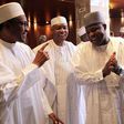 President Muhammadu Buhari, Senate President Bukola Saraki and Speaker Yakubu Dogara