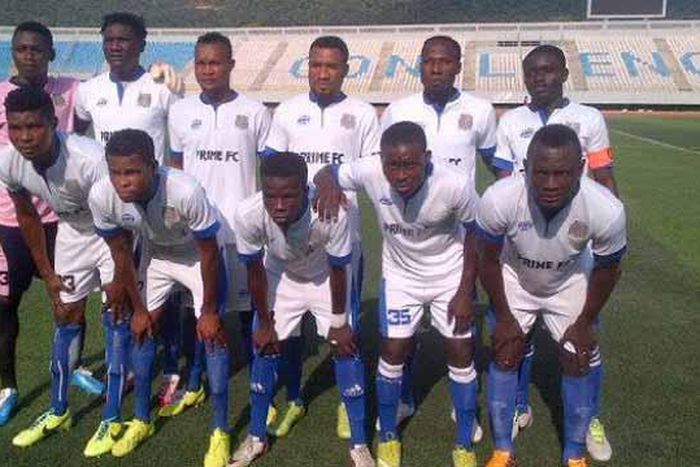 Prime FC team lineup