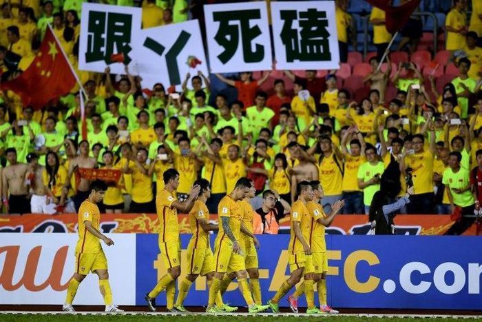 China's national team ranks a lowly 77th in the FIFA world rankings, with their 2018 World Cup hopes effectively over