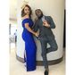 Noble Igwe and wife, Chioma at Toolz and Tunde Demuren's wedding
