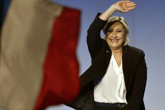 Polls show far-right candidate Marine Le Pen leading a tight four-way race for the French presidency just days before the first round of voting