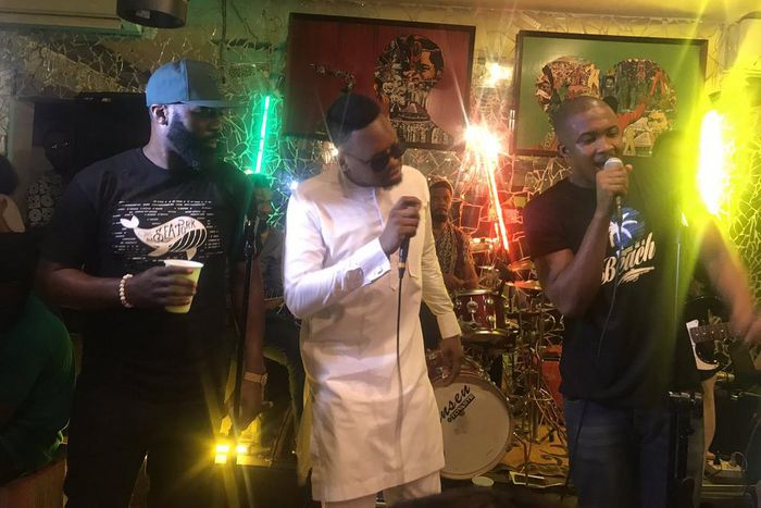 Ghost, Ajebutter22 and TEC at the Palmwine live sessions