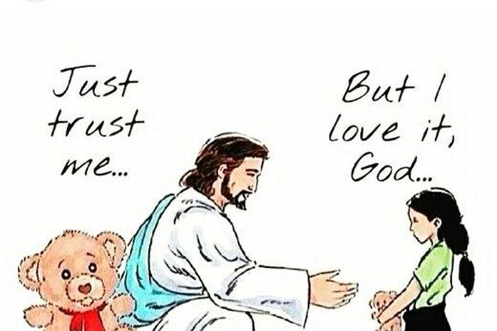 Just trust God in spite of how you feel