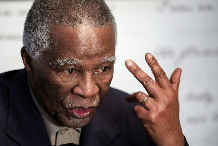 Former South African president Thabo Mbeki urges lawmakers to set aside political affiliation in next week's no-confidence vote against President Jacob Zuma