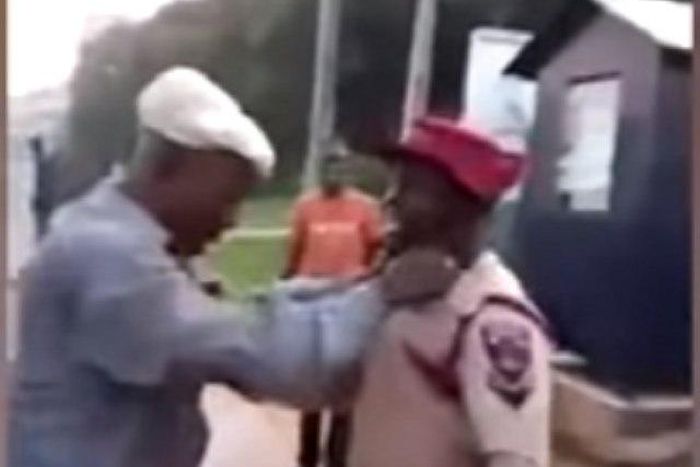 The Danfo driver battling the FRSC officials