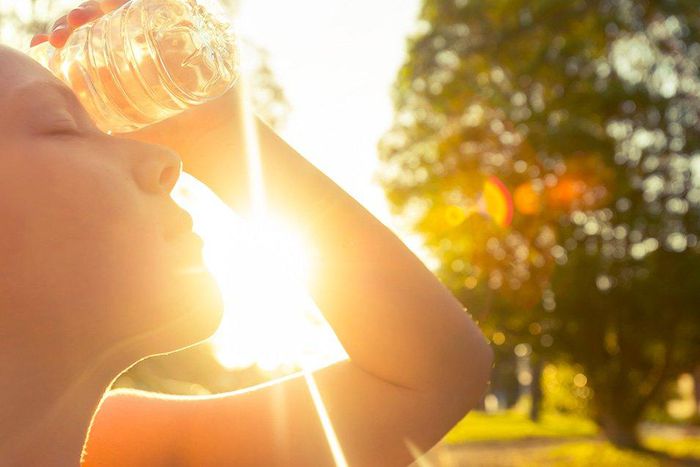 Working out in the heat