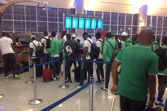 Nigerians at the airport