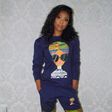Bolanle Olukanni in Kente inspired sweatsuit