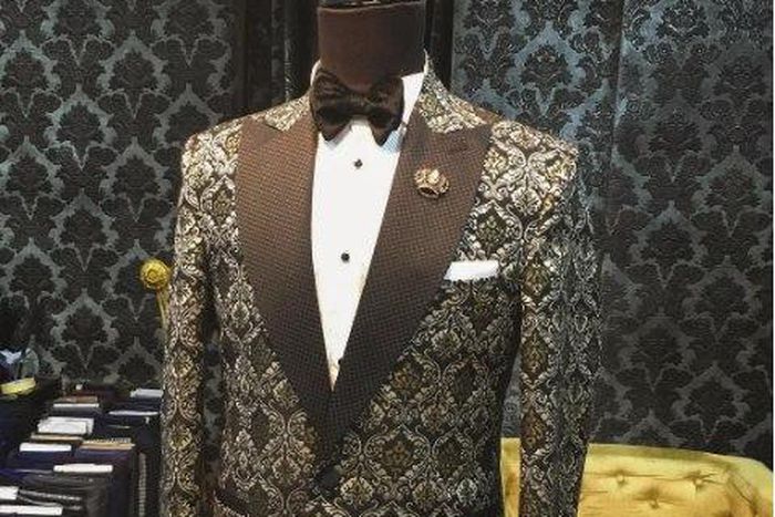 A limited edition tux from Kimono Kollection