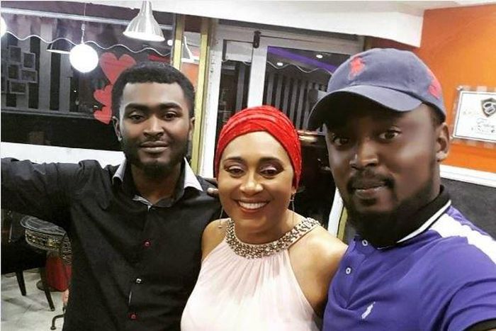 Hilda Dokubo and sons