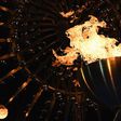 the Olympic cauldron