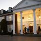 US President Donald US President Donald Trump says spending the weekend at his golf club in New Jersey spares New Yorkers the disruption of a presidential visit