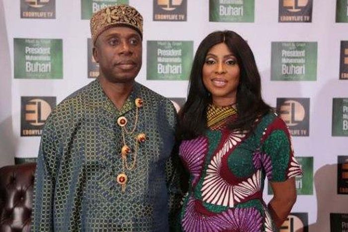 Rotimi Amaechi and Mo Abudu