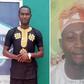 Chinedu Paul [left] and the two mechanics lynched with him