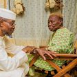 Governor Rauf Aregbesola with his late mother Alhaja Saratu Aregbesola
