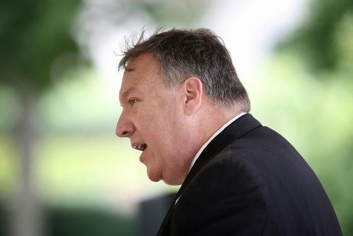 CIA director Mike Pompeo said Sunday there was 'nothing imminent' in the US standoff with North Korea