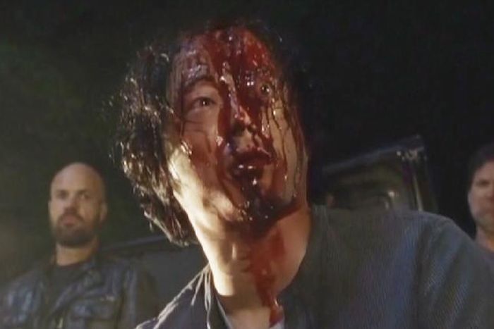 Glenn's death on "The Walking Dead" season 7 premiere