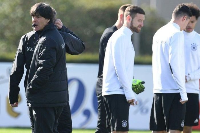 Germany's head coach Joachim Loew said his team's goal going into the match against Azerbaijan was "to secure a ticket for the World Cup as soon as possible"