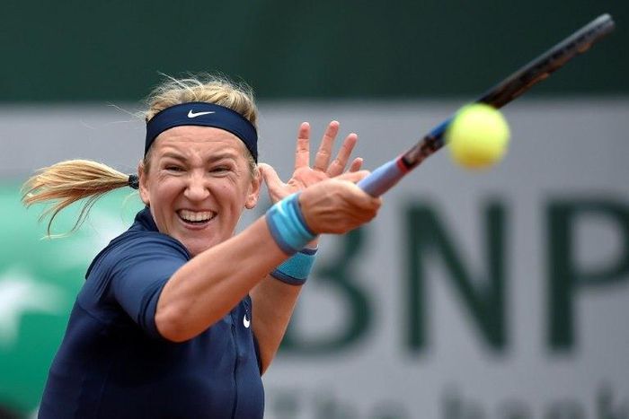 Belarus' Victoria Azarenka has seen her world ranking dip to 203 after a long layoff following her son's birth