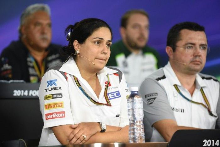 Sauber chief Monisha Kaltenborn, pictured in September 2014, has left her Formula One team after a particularly tough season