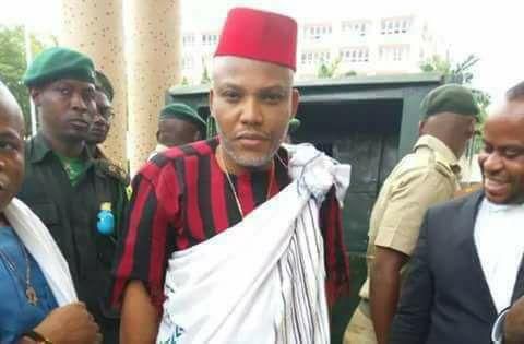 Nnamdi Kanu in Idoma attire