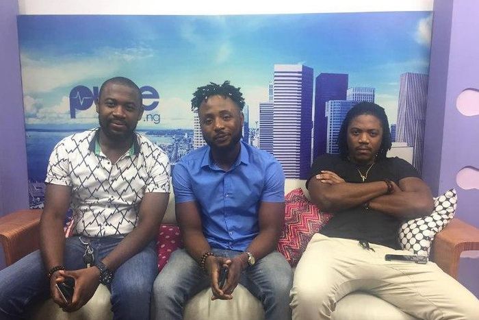 Director and cast of "Ojukokoro"